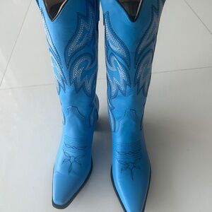Blue western boots- size 39